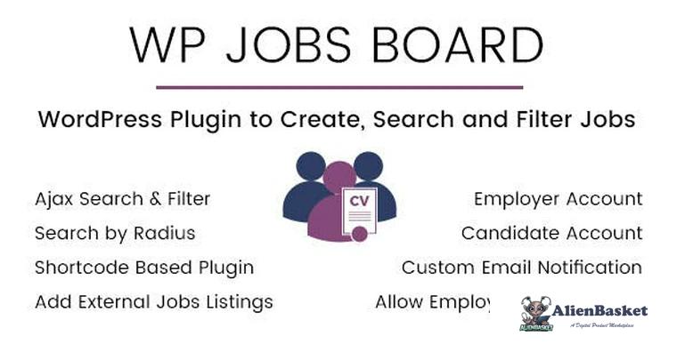 77038  WP Jobs Board v1.4 - Ajax Search and Filter WordPress Plugin