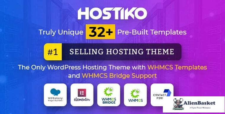 83912  Hostiko v38.0 - WordPress WHMCS Hosting Theme