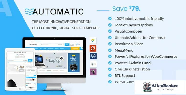 73089  Automatic v2.0 - WooCommerce Theme for Electronic