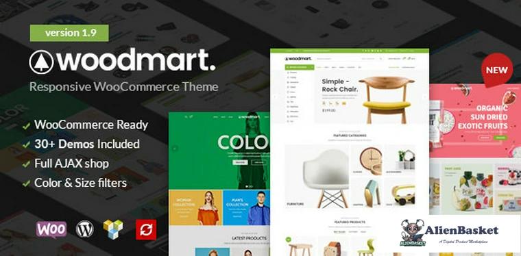 67836  WoodMart v1.9.0 - Responsive WooCommerce WordPress Theme