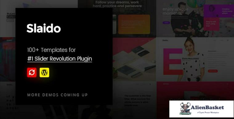 68171  Slaido v2.0 - Template Pack for Slider Revolution