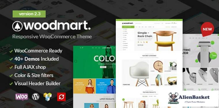 69000  WoodMart v2.3.0 - Responsive WooCommerce WordPress Theme