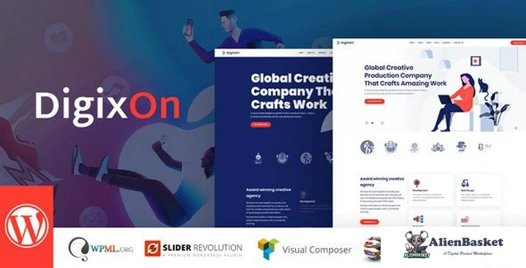 82329  Digixon v1.5 - Digital Marketing Strategy Consulting WP Theme