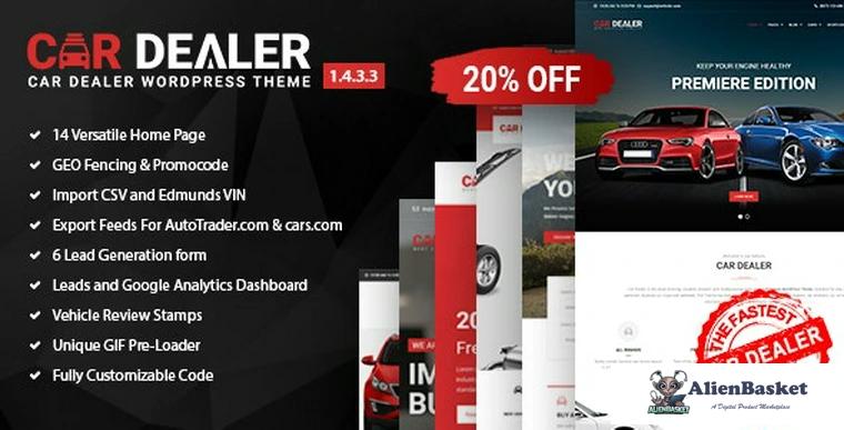 80640  Car Dealer v1.4.3.3 - Automotive Responsive WordPress Theme