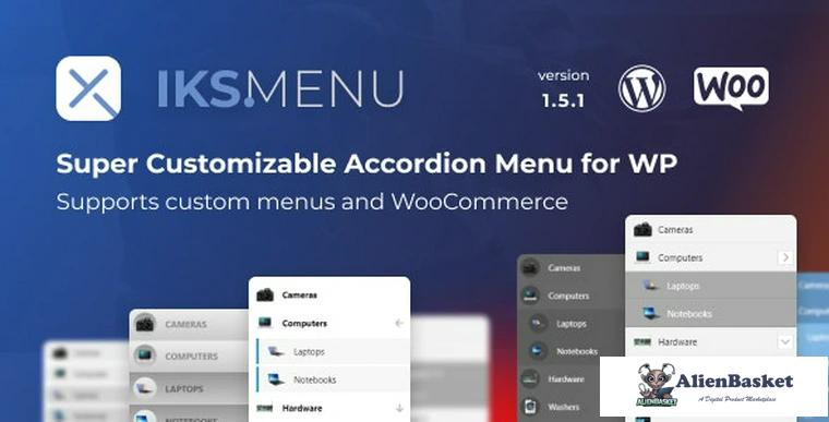 84577  Iks Menu v1.8.2 - Super Customizable Accordion Menu for WordPress