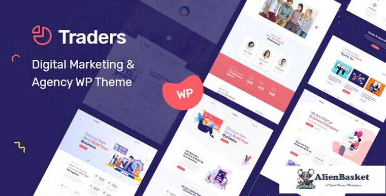 80527  Traders v1.0 - Digital Marketing & Agency WordPress Theme