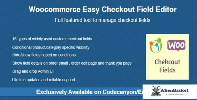 84710  Woocommerce Easy Checkout Field Editor v2.0.1