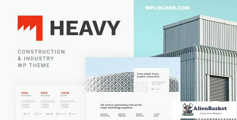 93950  Heavy v1.1.1 - Industrial WordPress Theme