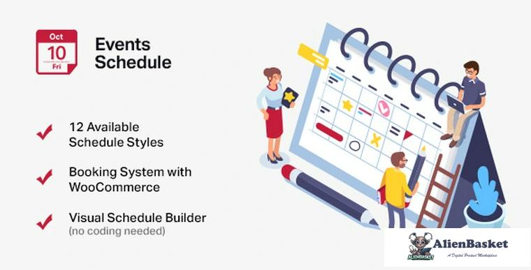 70737  Events Schedule v2.5.5 - Events WordPress Plugin