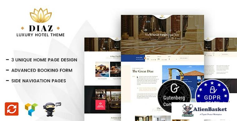 77510  Hotel Diaz v1.7 - Hotel Booking Theme