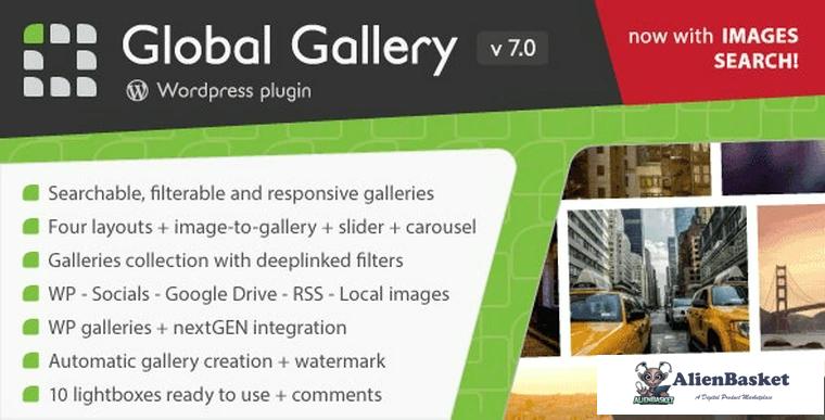 81882  Global Gallery v7.011 - Wordpress Responsive Gallery