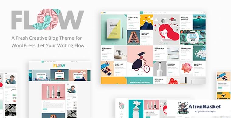 67630  Flow v1.3.7 - A Fresh Creative Blog Theme