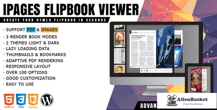 72344  iPages Flipbook For WordPress v1.1.4