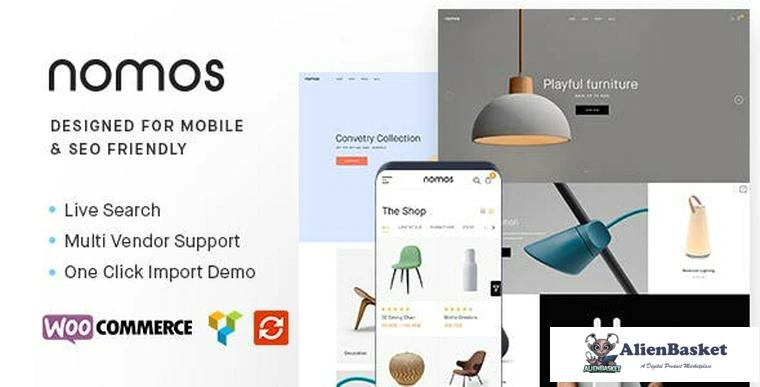 75629  Nomos v2.3.1 - Modern AJAX Shop Designed For Mobile And SEO Friendly (RTL Supported)