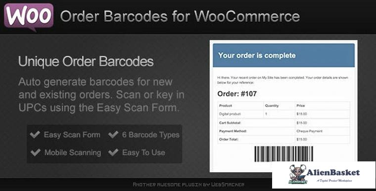 87202  Order Barcodes for WooCommerce v2.2