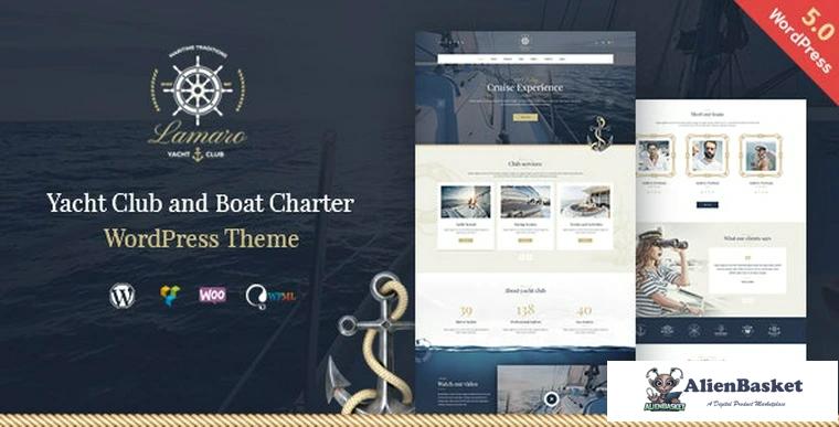 84128  Lamaro v1.2.2 - Yacht Club and Rental Boat Service WordPress Theme