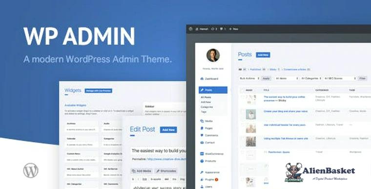 76278  WP Admin Theme CD v1.8 - A clean and modern WordPress Admin Theme