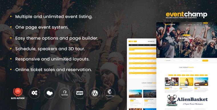 89744  Event Champ v2.0.7 – Multiple Events & Conference Theme