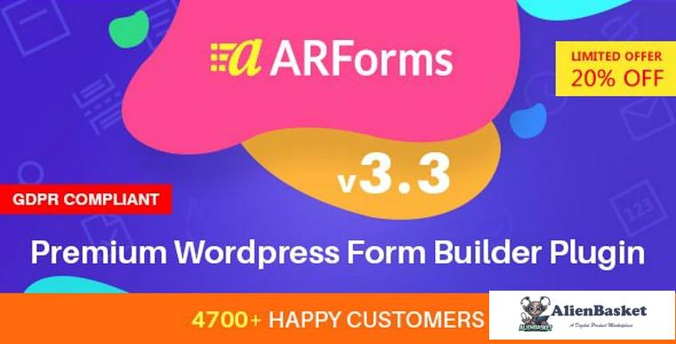 68919  ARForms v3.3 - Wordpress Form Builder Plugin