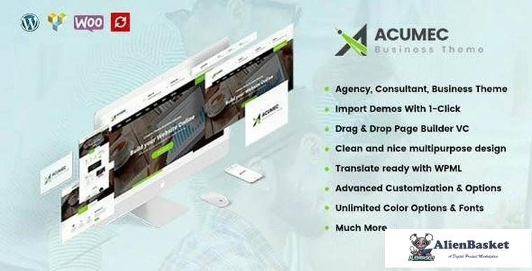 74657  Acumec v1.1 - Business Multipurpose WordPress Theme