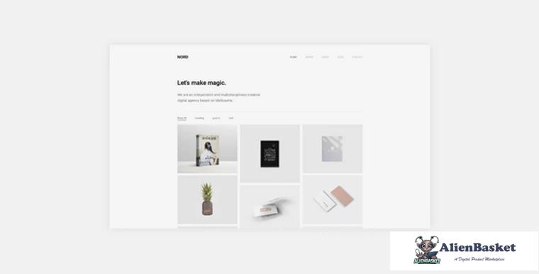 70801  Nord - Minimal Portfolio WordPress Theme