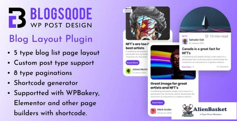 93623  Blogsqode v3.0.0 - Blog Design for WordPress