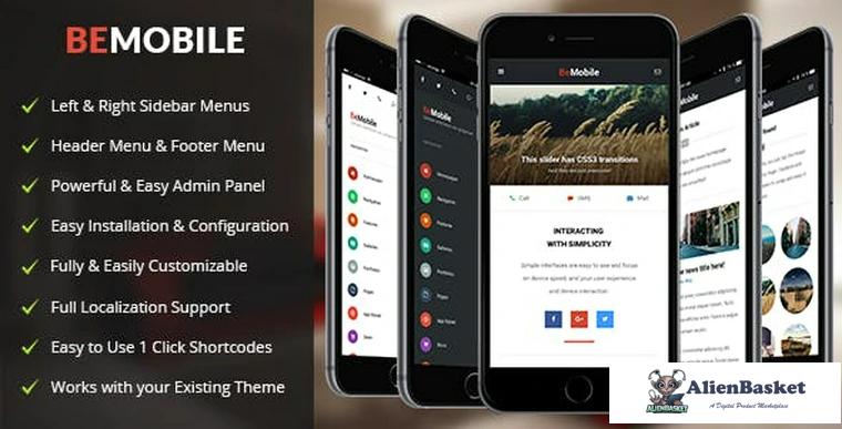 78802  Be Mobile Theme v1.5 - Mobile WordPress Theme