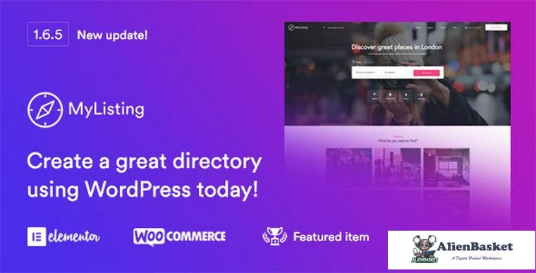 69191  MyListing v1.6.5 - Directory & Listing WordPress Theme
