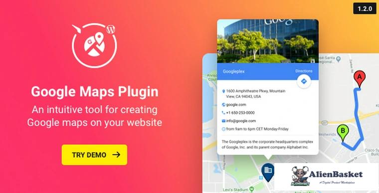 68620  WP Google Maps v1.2.0 - Map Plugin for WordPress