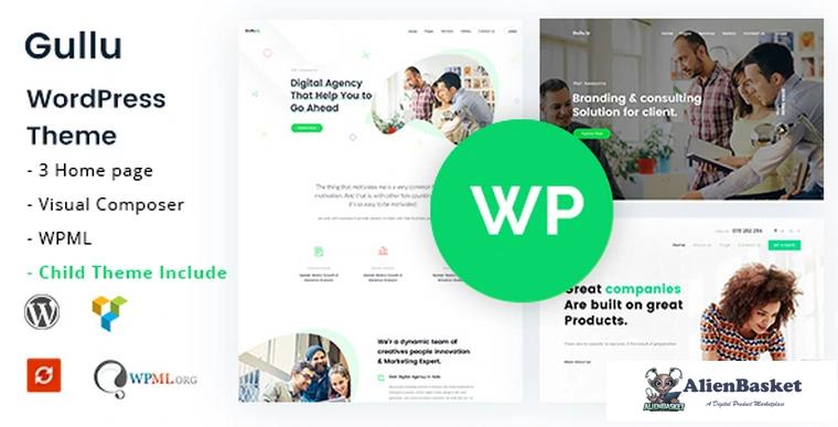 67822  Gullu v1.2 - Creative Digital Agency & Multipurpose Theme