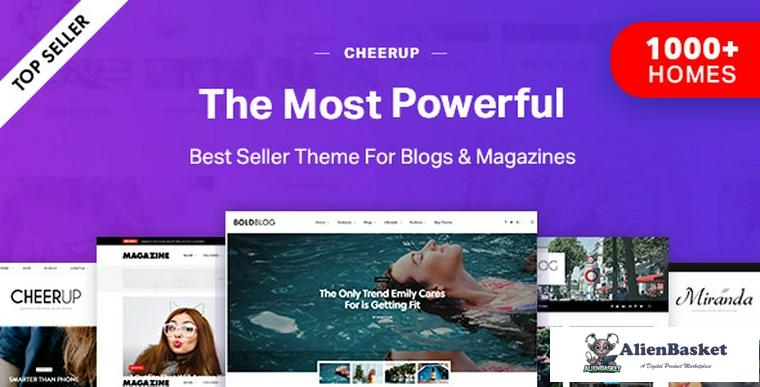 85493  CheerUp v7.4.1 - Blog / Magazine - WordPress Blog Theme