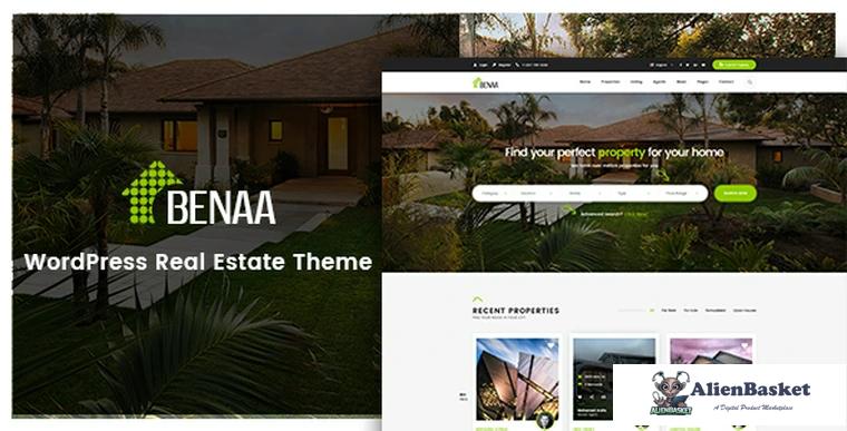 73184  Benaa v1.2 - Real Estate WordPress Theme