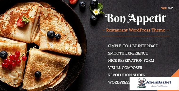 71036  Bon Appetit v4.5 - Restaurant WordPress Theme