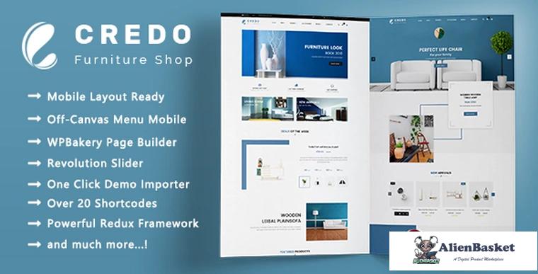 69066  Credo v1.1.4 - Minimalist Furniture WooCommerce Theme