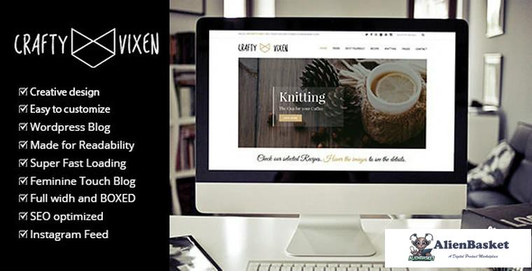 71692  Vixen Blog v1.4 - Responsive DIY WordPress Blog