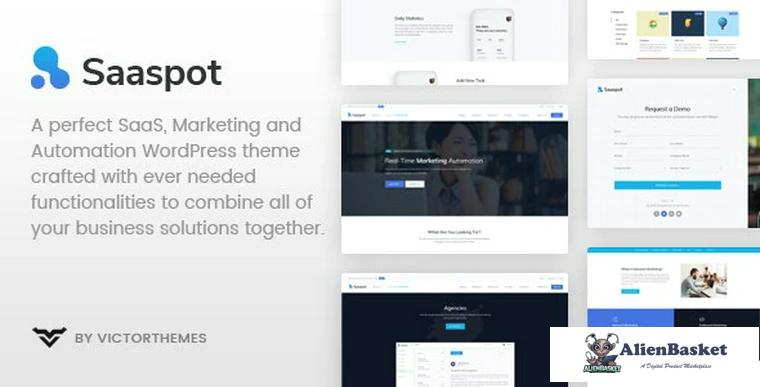 86894  SaaSpot v1.8.7 - SaaS Marketing Automation WordPress Theme