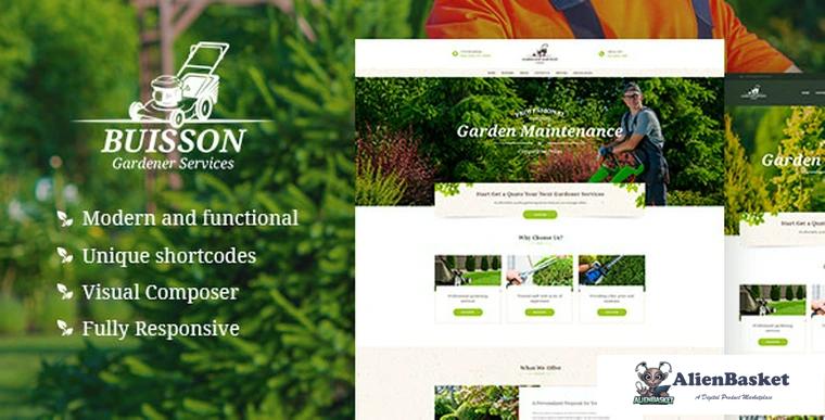 90224  Buisson v1.1.4 - Gardening WordPress Theme