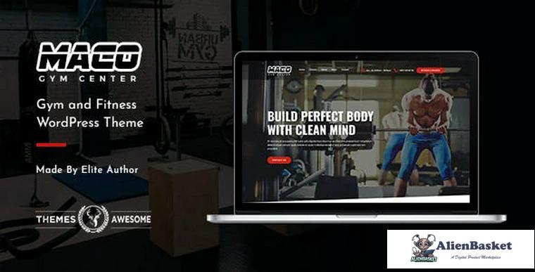 93770  Maco v1.7 - Gym and Fitness WordPress Theme