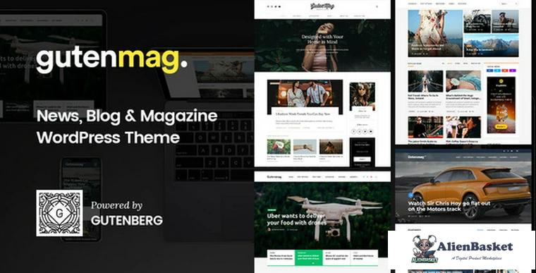 76719  GutenMag v1.1.4 - Gutenberg Theme for Magazine and Blog