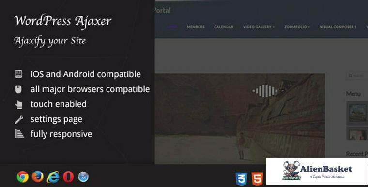 71763  Ajaxer v1.05 - Ajaxify Your WordPress Site and Comments