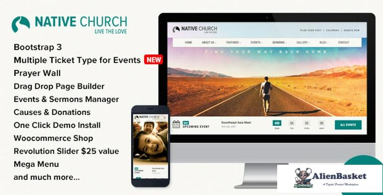 69999  NativeChurch v2.9.9.3 - Multi Purpose Wordpress Theme