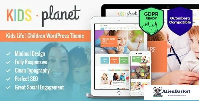 94298  Kids Planet v2.2.11 - A Multipurpose Children WordPress Theme