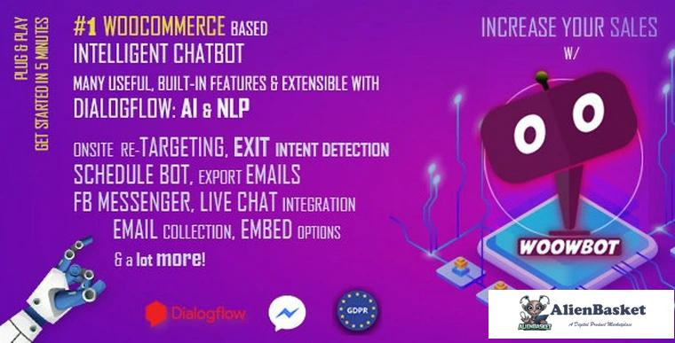 93961  WoowBot v13.8.7 - Chat Bot for WooCommerce