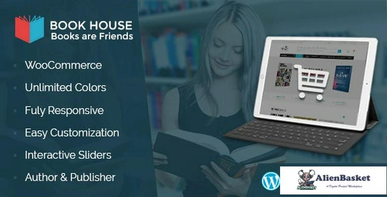 77885  Book House WordPress - BookShop WP