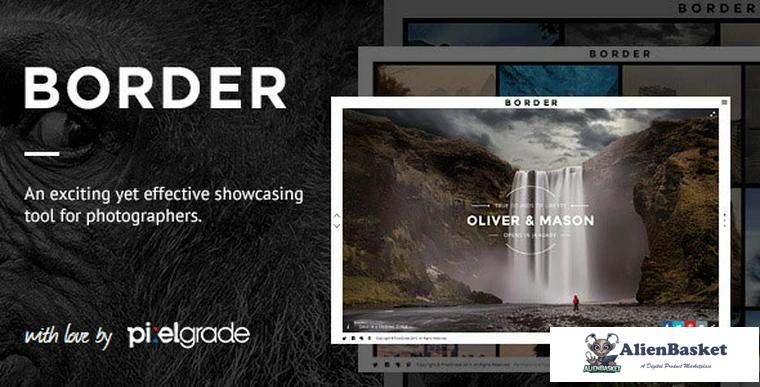 86789  BORDER v1.9.3 - A Delightful Photography WordPress Theme