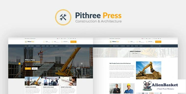 92811  Pithree v2.1 - Construction & Building WordPress Theme