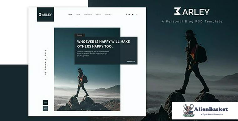 77035  Barley v1.0 - Creative Personal WordPress Blog Theme