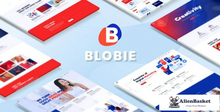 81909  Blobie v1.1.1 - Multiconcept Creative WordPress Theme