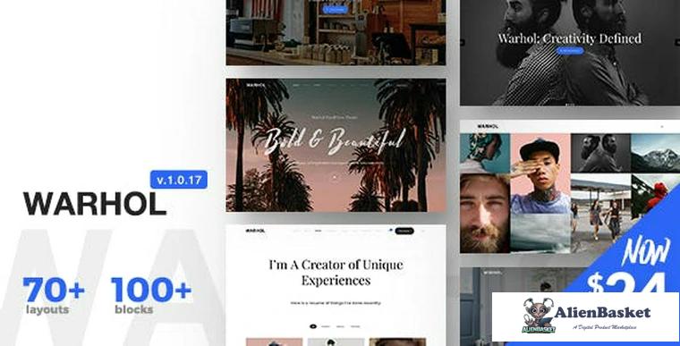 75338  Warhol v1.0.17 - Responsive Multipurpose Theme for Creatives