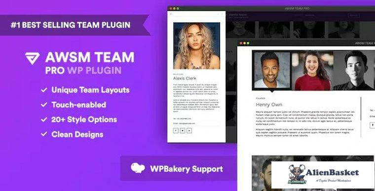 85075  The Team Pro v1.8.1 - Team Showcase WordPress Plugin